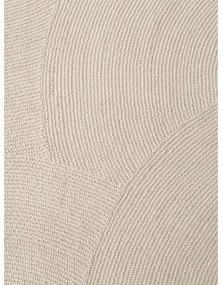 Ръчно изработен вълнен килим в светло естествен цвят 120x180 cm Eleni Natural White – Hanse Home