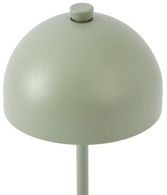 Настолна лампа зелена с LED IP54 акумулаторна със станция за зареждане - Squirrel