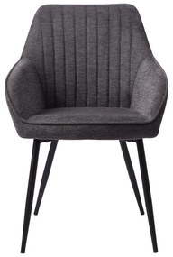 Тъмносив трапезен стол Nolan – Unique Furniture