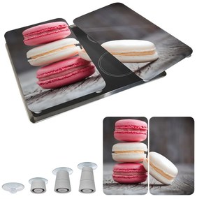 Комплект от 2 стъклени капака за печка , 52 x 30 cm Macarons - Wenko