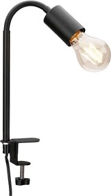 LED лампа с щипка 1xE27/4,2W/230V 2700K черна