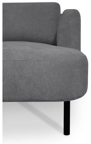 Тъмносив ъглов диван (ляв ъгъл/"U" форма) Hero – Scandic