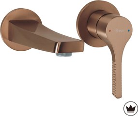 Смесител за мивка за вграждане REA VISION Brush Copper + BOX