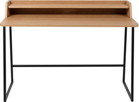 Работна маса с дъбов плот 60x120 cm Giorgio – White Label