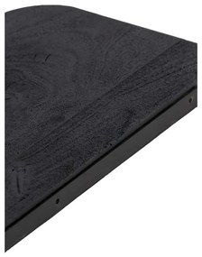 Черен стенен рафт от масивно манго 50 cm Tarontu – Light &amp; Living