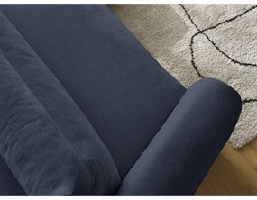 Тъмносин ъглов диван Aden – Bobochic Paris