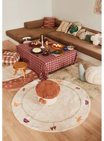 Бежово памучно детско килимче за игра 120x160 cm Mushroom Forest – Lorena Canals