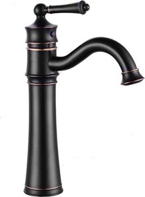 Смесител за мивка Rea Vintage Old Black High