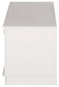 Бяла маса за телевизор от масивен бор 137x47 cm Anita – Støraa