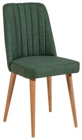 Зелен кадифен стол за хранене Stormi Sandalye - Kalune Design