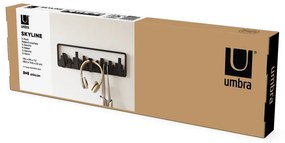 Черна пластмасова закачалка за стена Skyline - Umbra