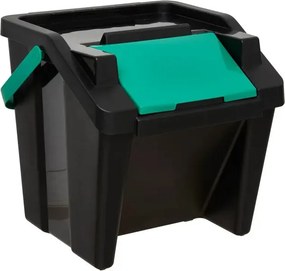 Комплект от 3 коша за разделно събиране 5five, Пластмаса, 30 l