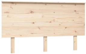 819170 vidaXL Горна табла за легло, 144x6x82,5 см, бор масив