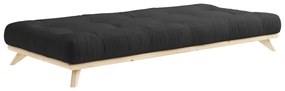 Единично легло от борова дървесина с решетка 90x200 cm Senza - Karup Design