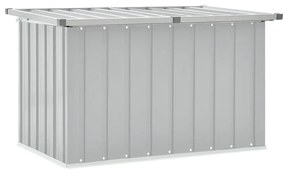46258 vidaXL Градински сандък за съхранение, сив, 109x67x65 см