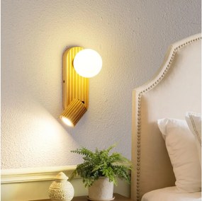 Brilagi - Дървено стенно спот осветително тяло MODERN WOOD 1xG9/5W/230V+1xGU10/8W