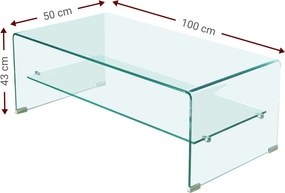 Холна маса Crystal Shelf