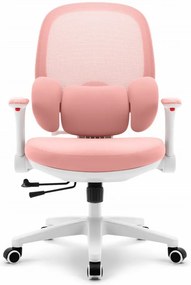 Ергономичен розов детски стол HC-999 - плат