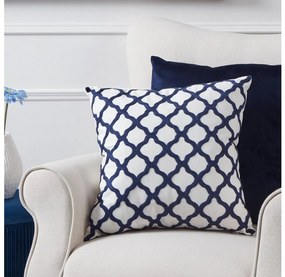 Eglo 420016 - Декоративна възглавница CHEVERY 45x45 см бяло/синьо