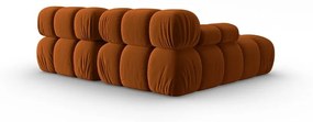 Оранжев кадифен диван 191 cm Bellis - Micadoni Home