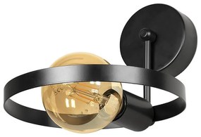 Аплик ВЕНЕРА, черен, 1xE27