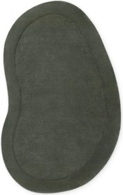 Тъмнозелен ръчно изработен килим със смес от вълна 125x200 cm Kari Organic – Villeroy&amp;Boch