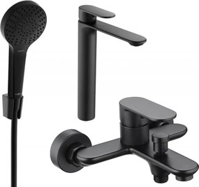 Mexen Milo R05 комплект за вана, черен - 71313R05-70