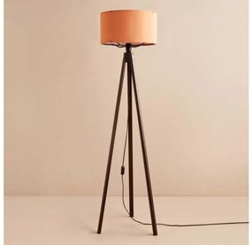 Подова лампа AYD 1xE27/40W/230V кафява/оранжева