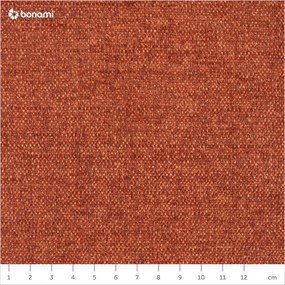 Оранжев ъглов разтегателен диван, ляв ъгъл Scandic Lagom - Miuform