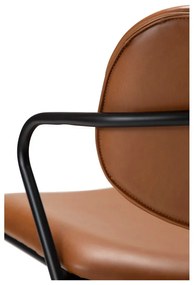 Кафяв фотьойл от изкуствена кожа в цвят коняк Zed - DAN-FORM Denmark