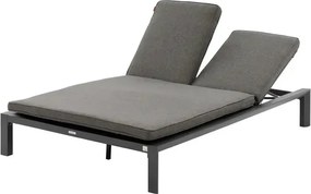 Двоен алуминиев шезлонг Hesperide Evasion - Глина