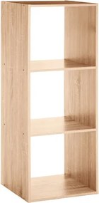 Рафт 5five Mix'n Modul, 3 отделения, MDF, 35x32x101 cm - Дървесен