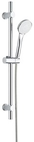 Душ комплект от неръждаема стомана в сребрист цвят с подвижен държач 70 cm Uno – Allstar