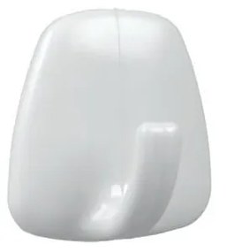 Бели пластмасови комплект куки 4 бр. без пробиване – Metaltex