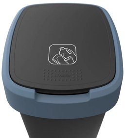 Кошче за отпадъци от рециклирана пластмаса 50 L Twist - Rotho