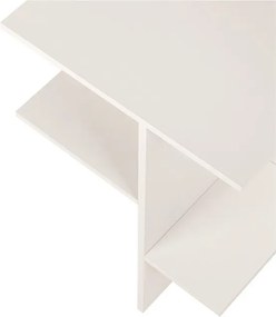 Сиво-бежово нощно шкафче с рафтове Atik – noo.ma