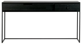 Конзолна маса от черен дъб Silas - WOOOD