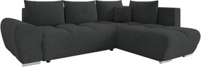 Ъглов диван Forrest-Антрацит-Десен