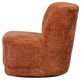 Оранжево кресло от кадифе Atty - WOOOD