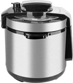 Разопакован: Мултикукър под налягане Oliver Voltz OV51985H6, Голям LED сензорен дисплей, 1000W, 6L, 70kPa, 24ч таймер, Инокс