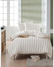 Бежово-кремаво единично спално бельо 140x200 cm Hamilton – Mijolnir