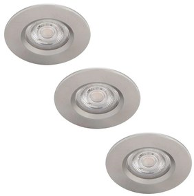 Philips - К-кт 3бр. LED димируеми лунички за баня LED/5W/230V 2700K IP65