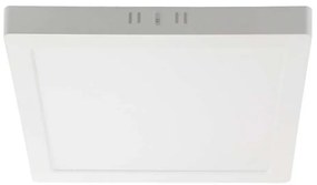 LED Плафониера LED/12W/230V 4000K 16,7x16,7 см бял