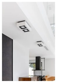 Бяло осветително тяло за таван с метален абажур 34x18,5 cm Loid – GTV