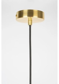 Висяща лампа в златист цвят със стъклен абажур ø 12 cm Robin - White Label