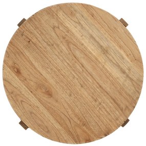 Кръгла странична масичка от масив от минди ø 40 cm Dala – Ixia