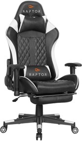 Геймърски стол Raptor Spectre-Бял