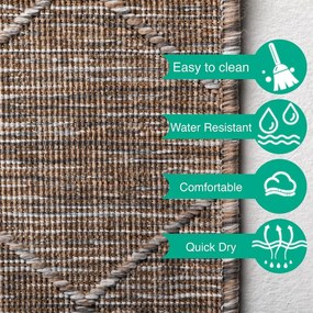 Бежов външен килим 120x170 cm Zagora – Ayyildiz Carpets