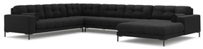 Тъмносив ъглов диван (ляв ъгъл) Bali – Cosmopolitan Design