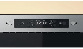 Микровълнова фурна за вграждане Whirlpool MBNA920X, 22 л, 700 W, Кварцов грил, Бързо размразяване, Запаметяване, Сребрист